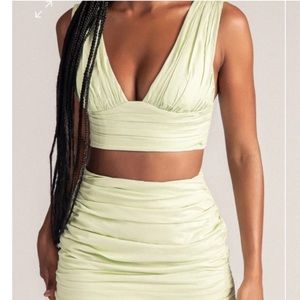 MESHKI Pastel Crop Top